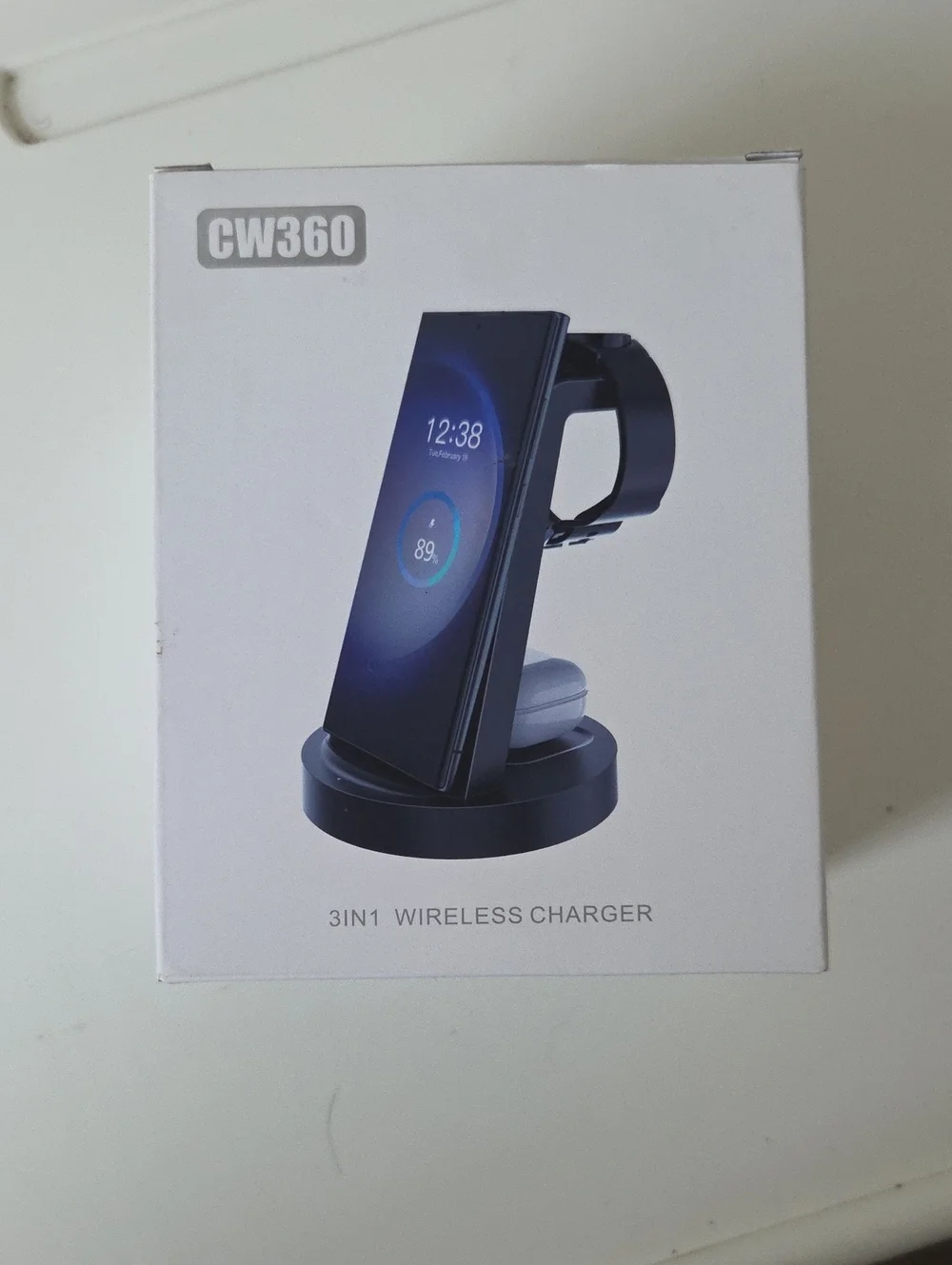 CW360 3-in-1 Wireless Charger - Black